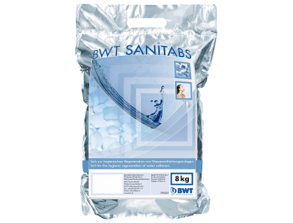 Сіль для регенерації та дезінфекції Sanitabs, 8 кг BWT