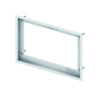 Монтажна рамка для установки скляних панелей TECEloop Urinal на рівні стіни, біла